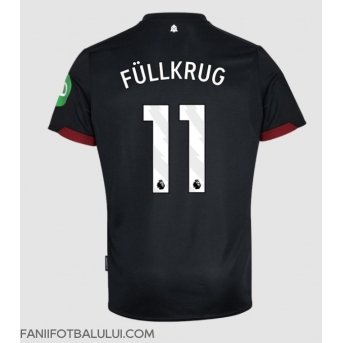 West Ham United Niclas Fullkrug #11 Tricou Fotbal Replică 2024-25 Barbati Deplasare